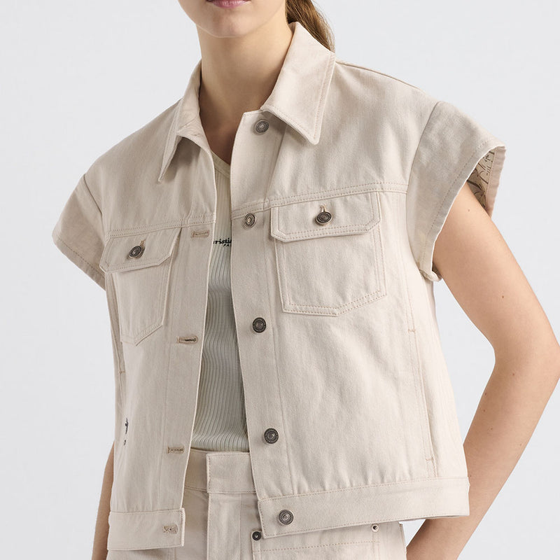 Jacket with Cap Sleeves