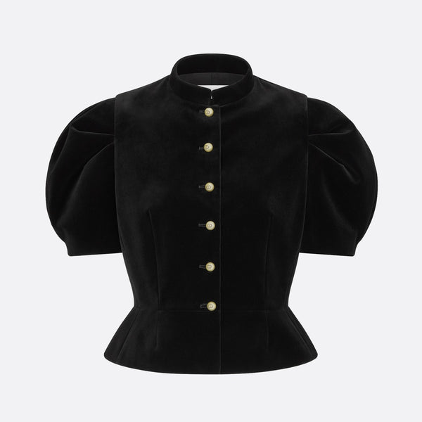 Fitted Short-Sleeved Jacket