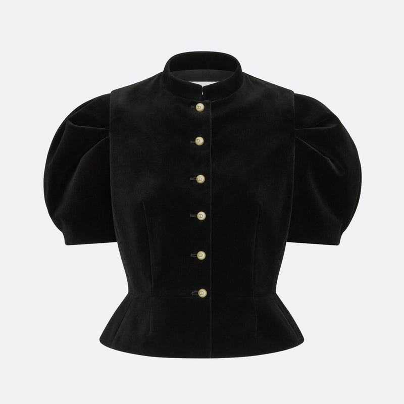 Fitted Short-Sleeved Jacket