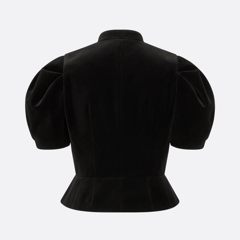 Fitted Short-Sleeved Jacket