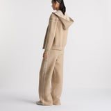 Reversible Zipped Cardigan with Hood