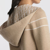 Reversible Zipped Cardigan with Hood