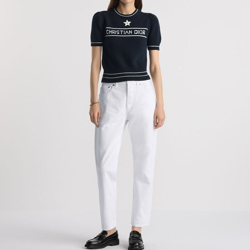 Christian Dior Short-Sleeved Sweater