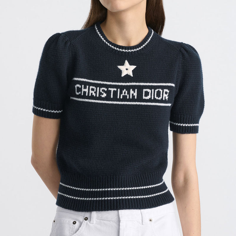 Christian Dior Short-Sleeved Sweater