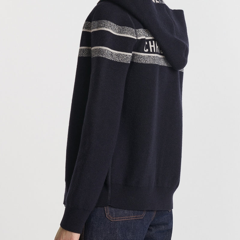 Reversible Zipped Cardigan with Hood