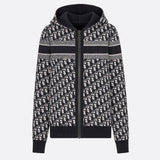 Reversible Zipped Cardigan with Hood