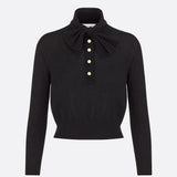 Tied Collar Sweater