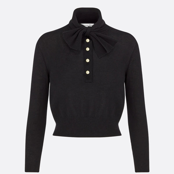 Tied Collar Sweater
