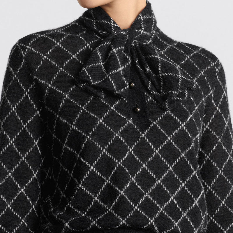 Tied Collar Sweater