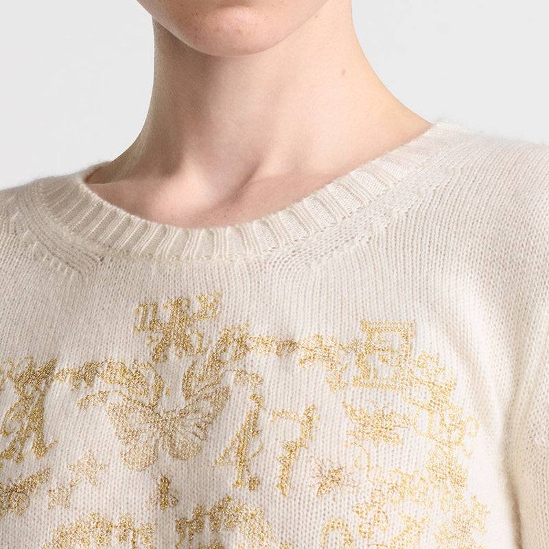 Dioramour Embroidered Sweater
