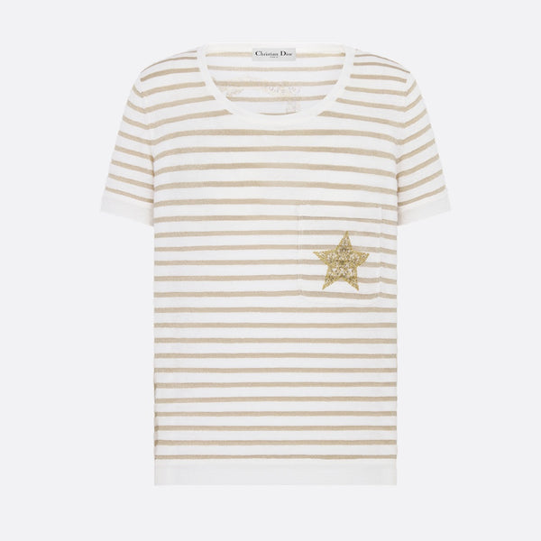 Dior Mariniere Short-Sleeved Top