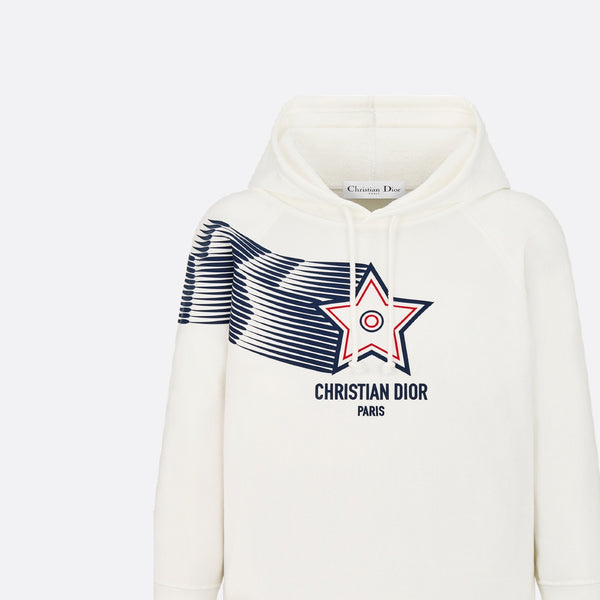 Dior Vibe Cropped Hooded Sweatshirt
