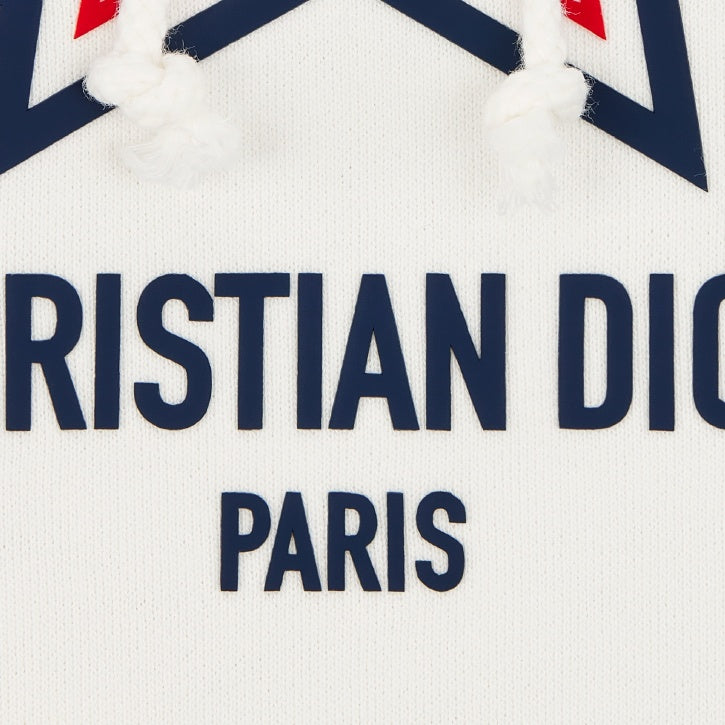 Dior Vibe Cropped Hooded Sweatshirt