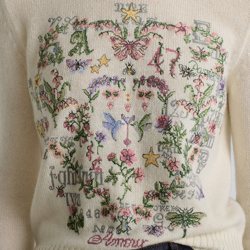 Dioramour Embroidered Sweater