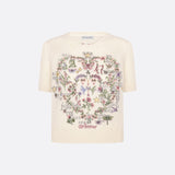 Dioramour Short-Sleeved Embroidered Sweater