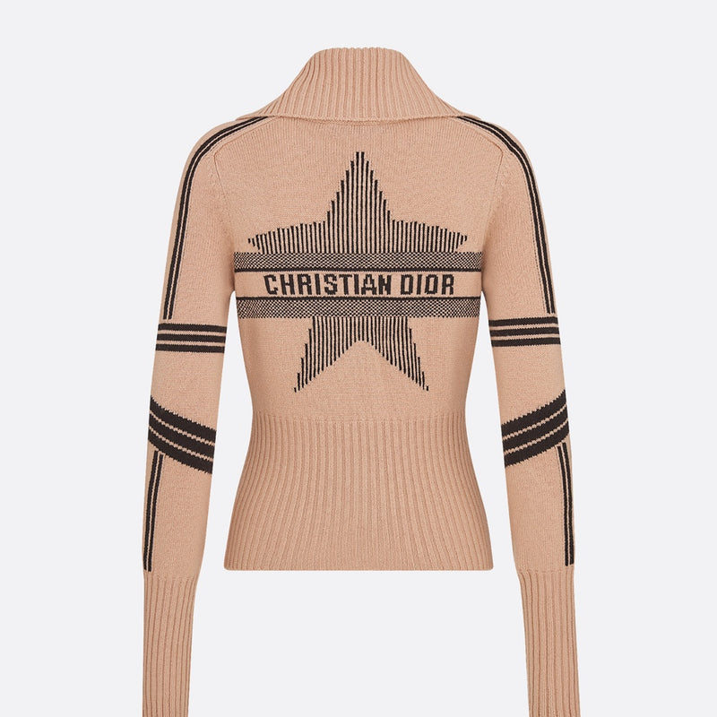 DiorAlps Mock Neck Cardigan