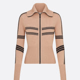 DiorAlps Mock Neck Cardigan