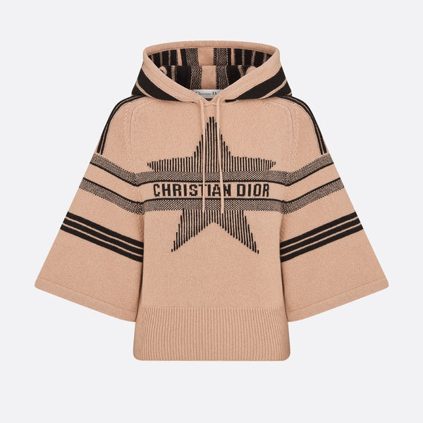 DiorAlps Three-Quarter Sleeve Hooded Sweater