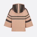 DiorAlps Three-Quarter Sleeve Hooded Sweater