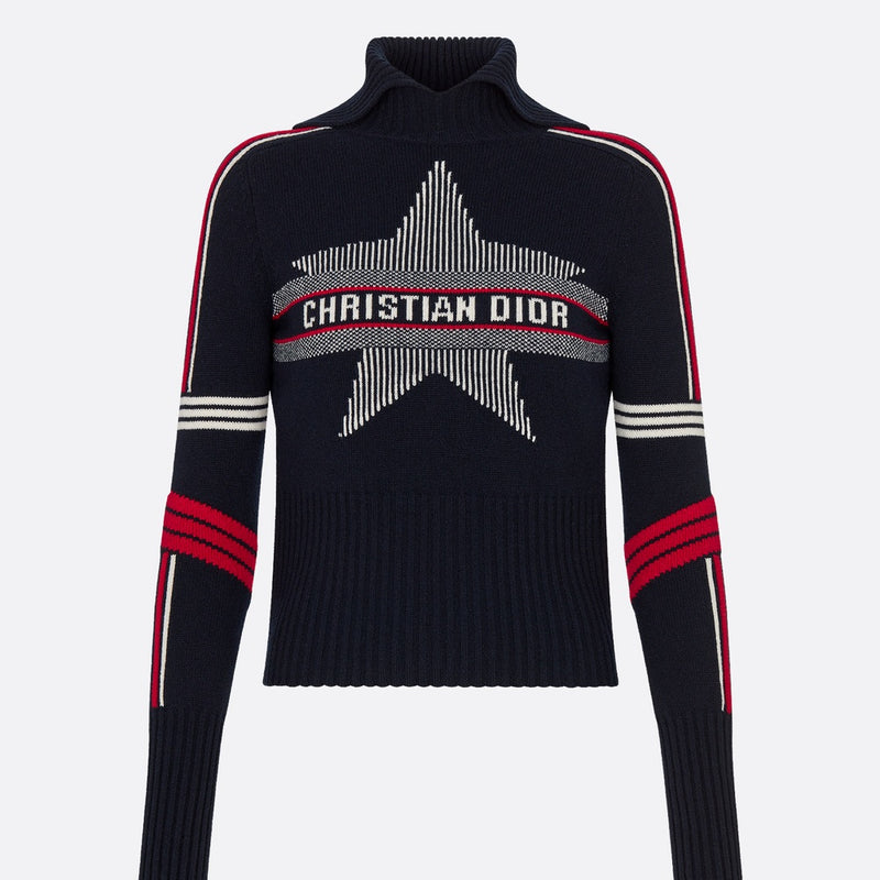 DiorAlps Mock Neck Sweater