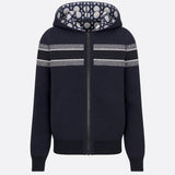 Reversible Zipped Cardigan with Hood
