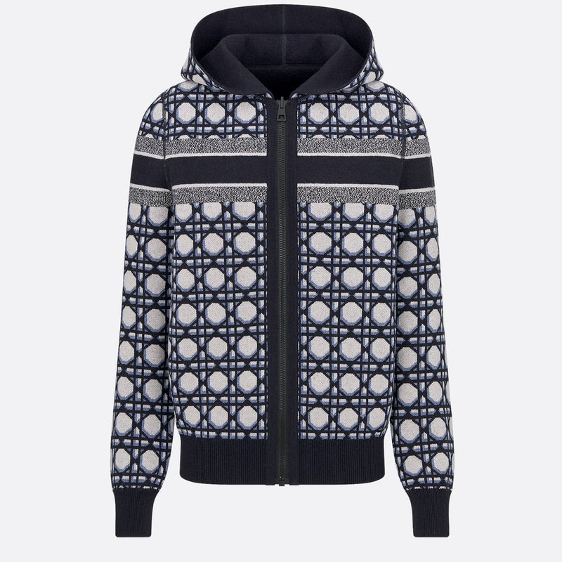 Reversible Zipped Cardigan with Hood