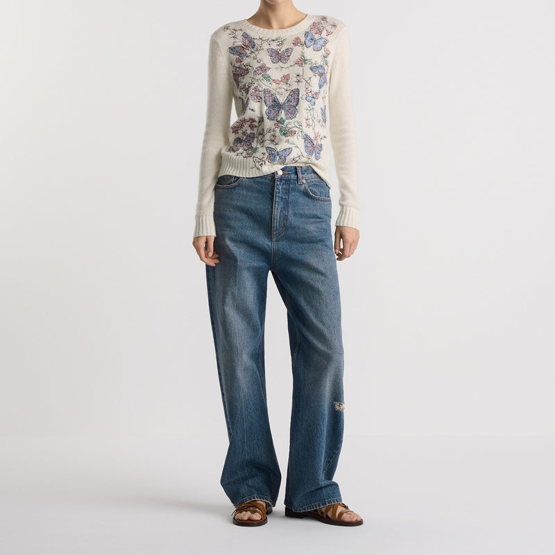 Embroidered Sweater