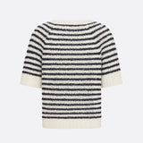 Dior Mariniere Short-Sleeved Sweater