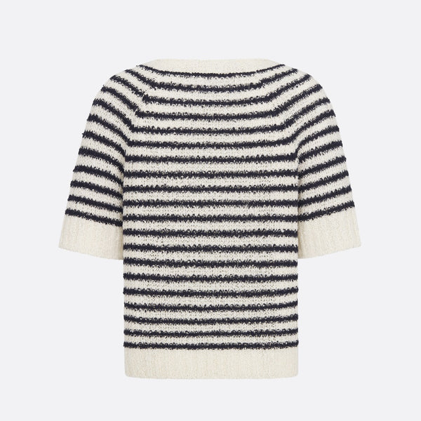 Dior Mariniere Short-Sleeved Sweater