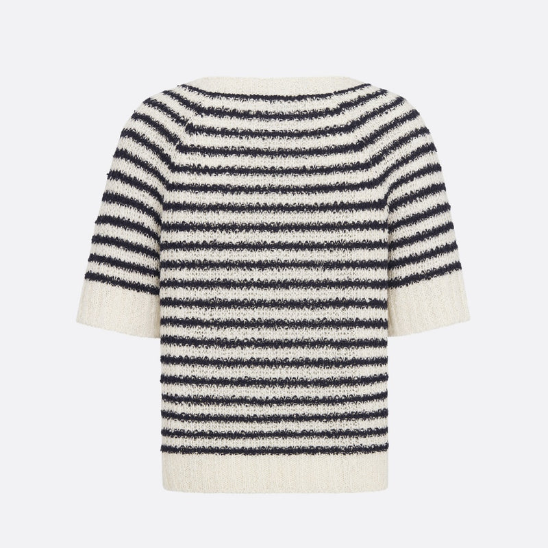 Dior Mariniere Short-Sleeved Sweater