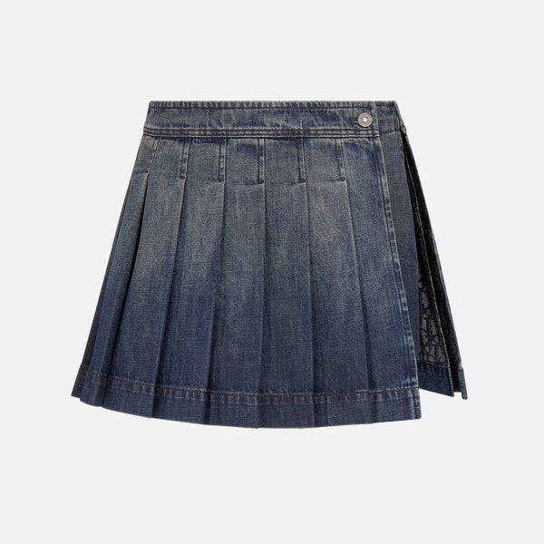 Wrap Miniskirt with Integrated Shorts