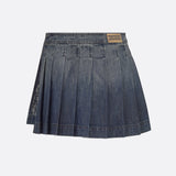 Wrap Miniskirt with Integrated Shorts