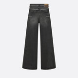 Flared Studded Jeans
