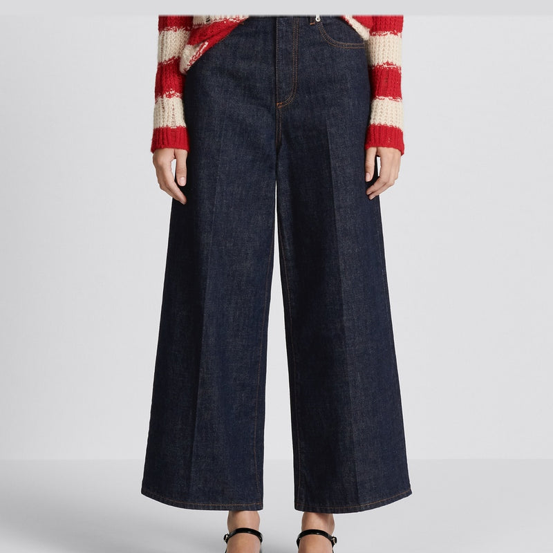 Dior 8 Flared Cropped Jeans, D07