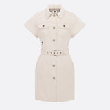 Short Belted Shirtdress