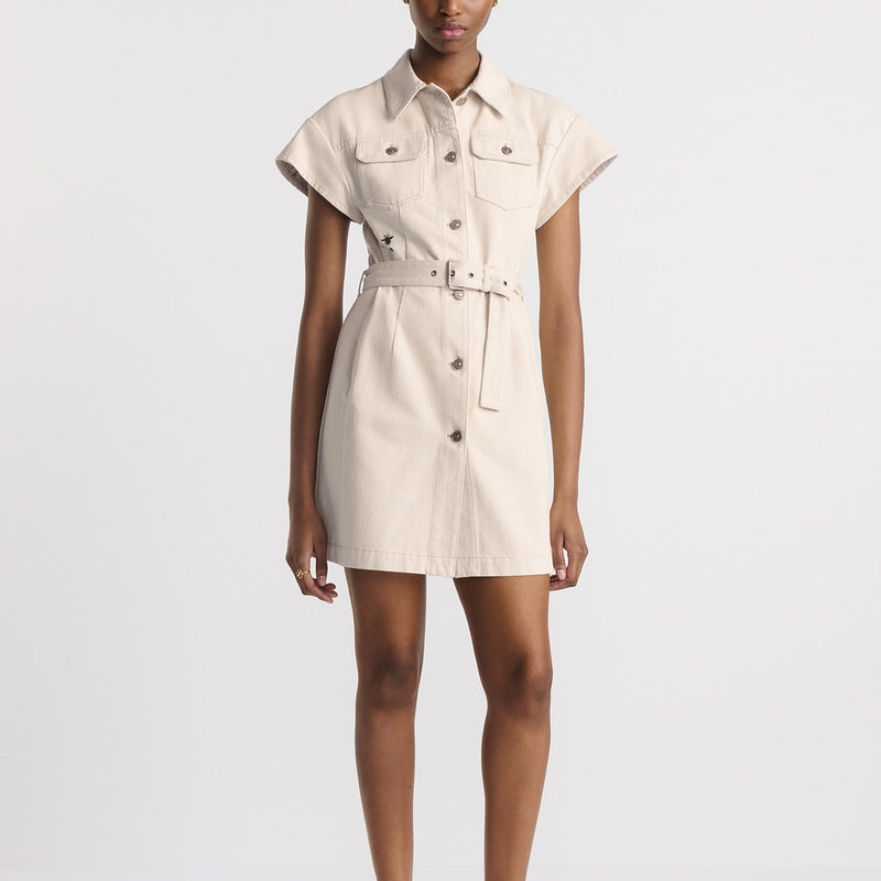 Short Belted Shirtdress