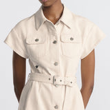 Short Belted Shirtdress