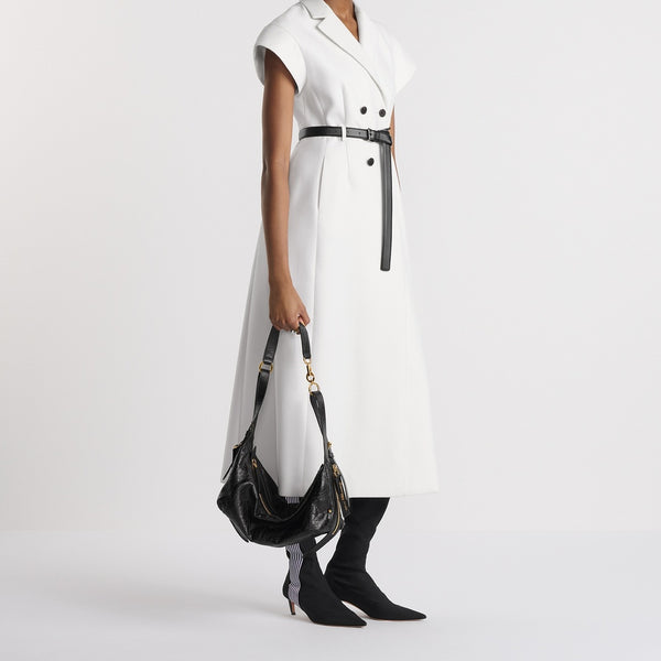 Mid-Length Belted Dress