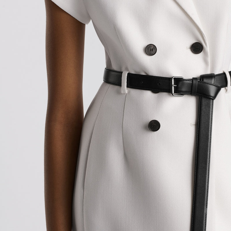 Mid-Length Belted Dress