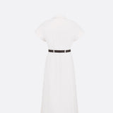 Mid-Length Belted Dress
