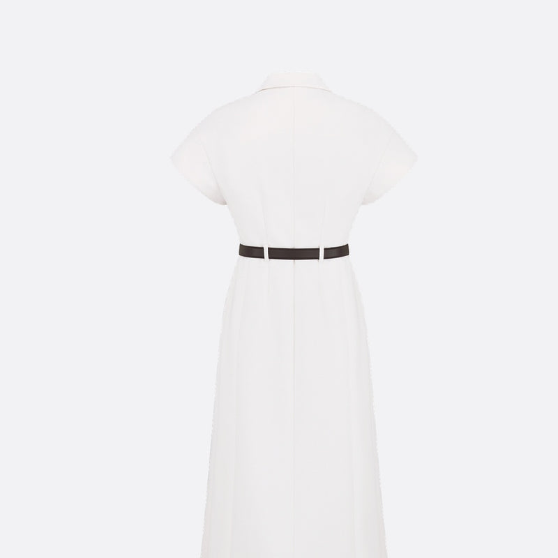 Mid-Length Belted Dress