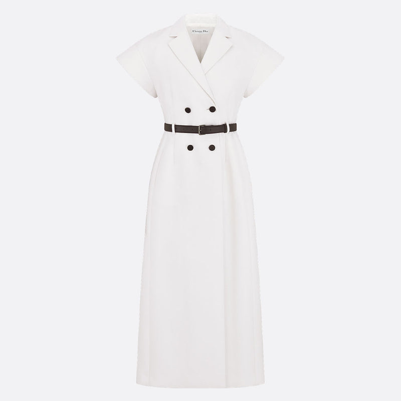 Mid-Length Belted Dress