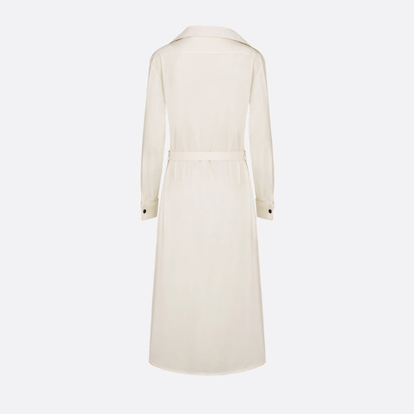 Mid-Length Asymmetric Shirtdress