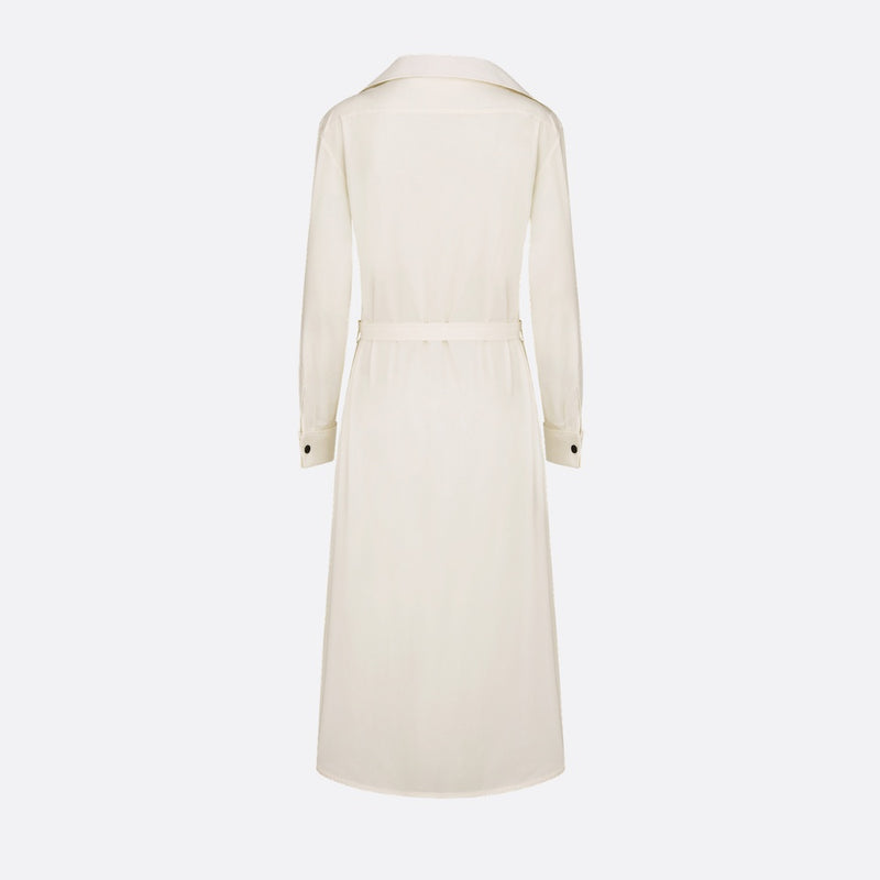 Mid-Length Asymmetric Shirtdress