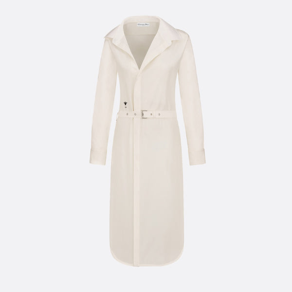 Mid-Length Asymmetric Shirtdress