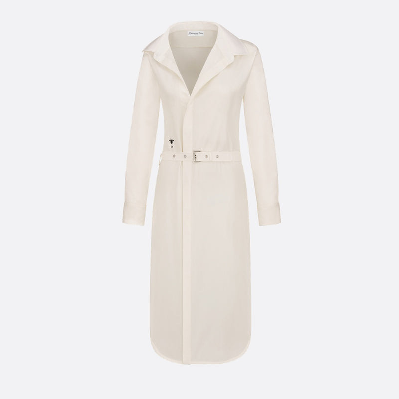 Mid-Length Asymmetric Shirtdress