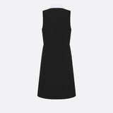 Dress with Spread Collar