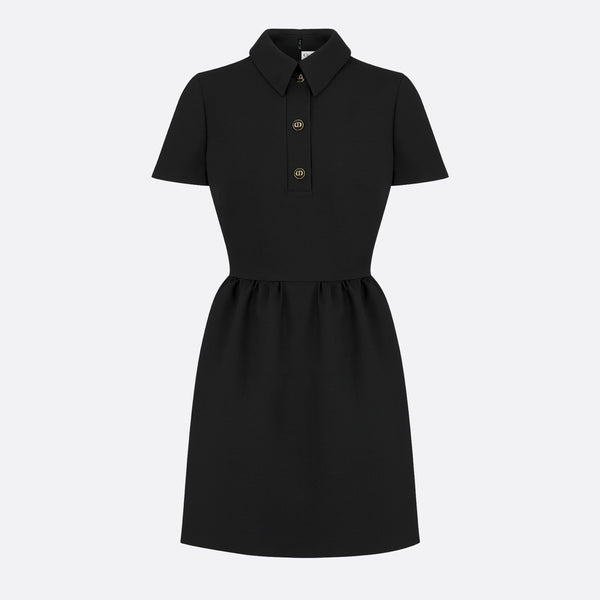 Fitted Dress with CD Buttons