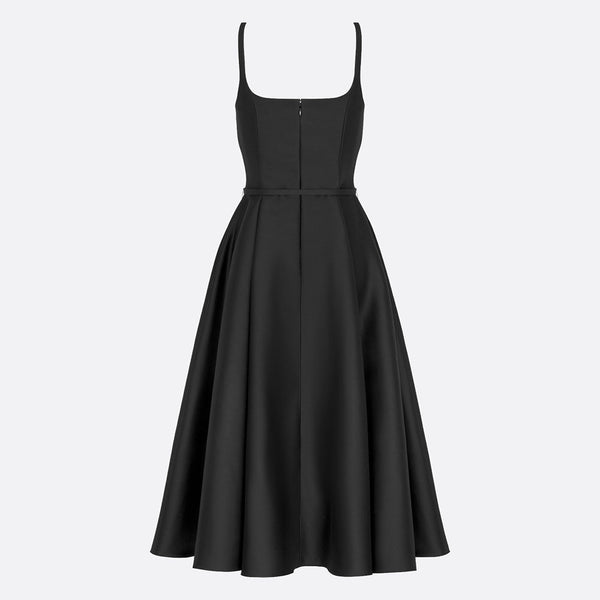 Flared Mid-Length Dress