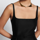 Flared Mid-Length Dress